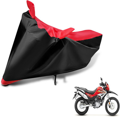 Auto Hub Two Wheeler Cover for Hero(Impulse, Black, Red)