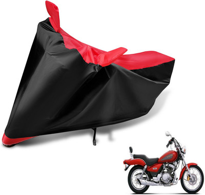 MOCKHE Two Wheeler Cover for Yamaha(Enticer, Black, Red)