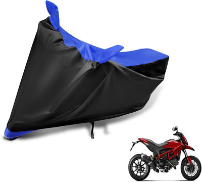 MOCKHE Two Wheeler Cover for Ducati(Hypermotard, Black, Blue)