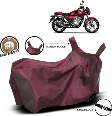 ANTHUB Waterproof Two Wheeler Cover for Bajaj(V15, Maroon)