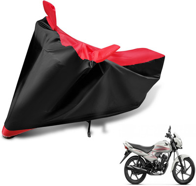 MOCKHE Two Wheeler Cover for Honda(Dream Neo, Black, Red)