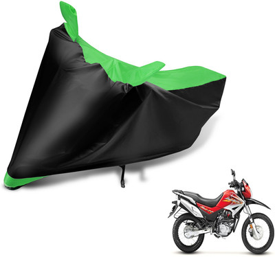 Auto Hub Two Wheeler Cover for Hero(Impulse, Black, Green)