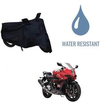 THE REAL ARV Waterproof Two Wheeler Cover for Hyosung(GT650R, Black)