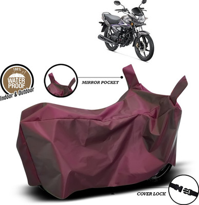 ANTHUB Waterproof Two Wheeler Cover for Honda(CB Shine, Maroon)