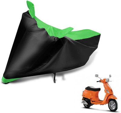 Auto Hub Two Wheeler Cover for Vespa(Vespa SXL, Black, Green)