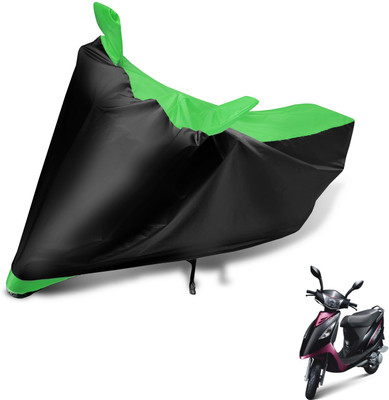 Auto Hub Two Wheeler Cover for TVS(Streek, Black, Green)