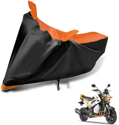 Auto Hub Two Wheeler Cover for Honda(Navi, Black, Orange)