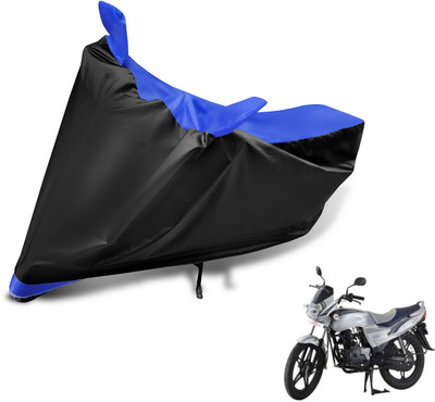 Auto Hub Two Wheeler Cover for LML(Freedom, Black, Blue)
