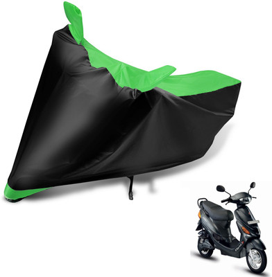 MOCKHE Two Wheeler Cover for Hero(E Sprint, Black, Green)