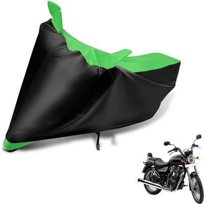 Auto Hub Two Wheeler Cover for Royal Enfield(Thunderbird 350, Black, Green)