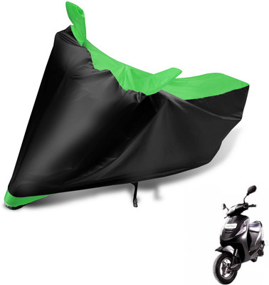 MOCKHE Two Wheeler Cover for Mahindra(Kine, Black, Green)