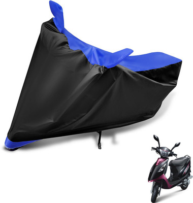 Auto Hub Two Wheeler Cover for TVS(Streek, Black, Blue)