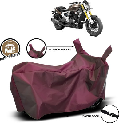 ANTHUB Waterproof Two Wheeler Cover for TVS(Maroon)