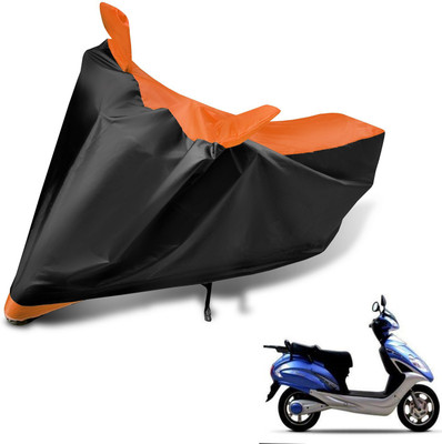Auto Hub Two Wheeler Cover for Lohia(Fame, Black, Orange)