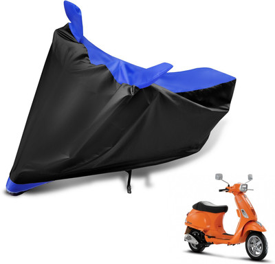 Auto Hub Two Wheeler Cover for Vespa(Vespa SXL, Black, Blue)