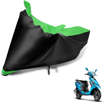Auto Hub Two Wheeler Cover for TVS(Zest, Black, Green)