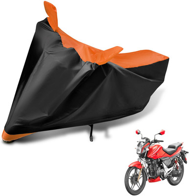 MOCKHE Two Wheeler Cover for Hero(Xtreme Sports, Black, Orange)