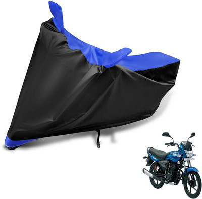 Auto Hub Waterproof Two Wheeler Cover for Bajaj(Platina 100 DTS-i, Blue)