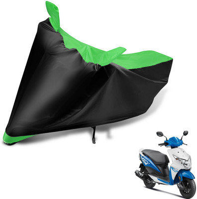 Auto Hub Two Wheeler Cover for Honda(Deo, Black, Green)