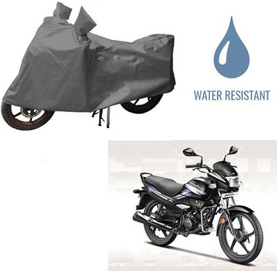 HYBRIDS COLLECTION Waterproof Two Wheeler Cover for Hero(Super Splendor, Grey)