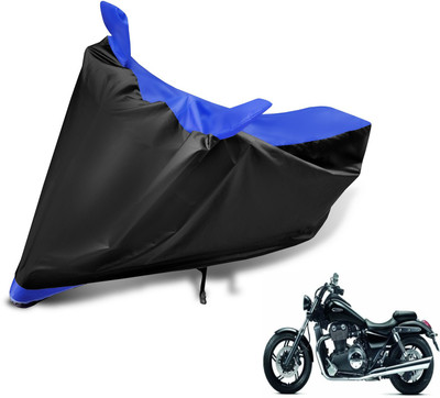 MOCKHE Two Wheeler Cover for Triumph(Black, Blue)