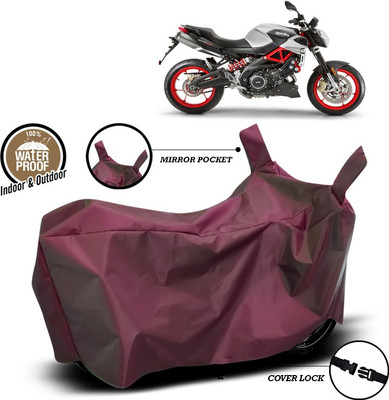 ANTHUB Waterproof Two Wheeler Cover for Aprilia(Maroon)