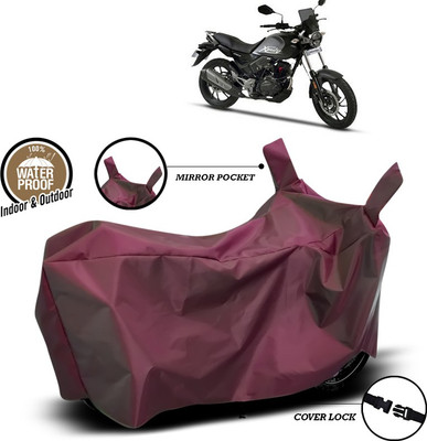 ANTHUB Waterproof Two Wheeler Cover for Hero(Xpulse 200T, Maroon)