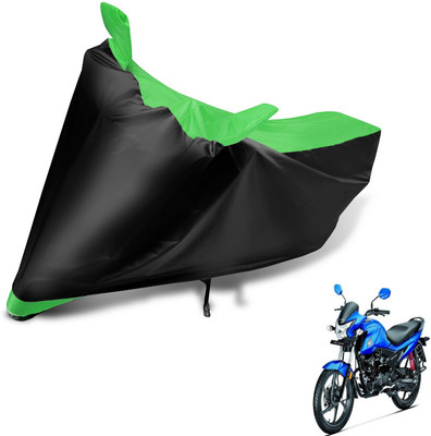 Auto Hub Two Wheeler Cover for Honda(Livo, Black, Green)