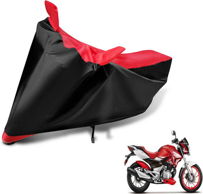 Auto Hub Two Wheeler Cover for Hero(Xtreme, Black, Red)
