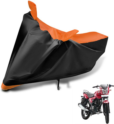 Auto Hub Two Wheeler Cover for TVS(Jive, Black, Orange)
