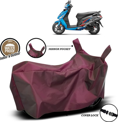 ANTHUB Waterproof Two Wheeler Cover for Hero(Maestro Edge, Maroon)