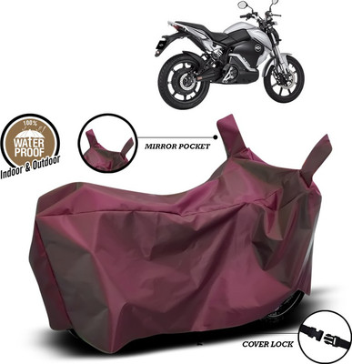 ANTHUB Waterproof Two Wheeler Cover for Revolt(Maroon)