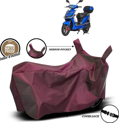 SEBONGO Waterproof Two Wheeler Cover for Avon(Maroon)