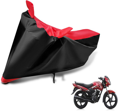 Auto Hub Two Wheeler Cover for TVS(Sport, Black, Red)