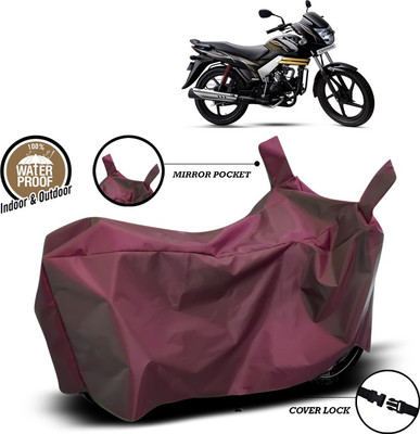 ANTHUB Waterproof Two Wheeler Cover for Mahindra(Centuro, Maroon)