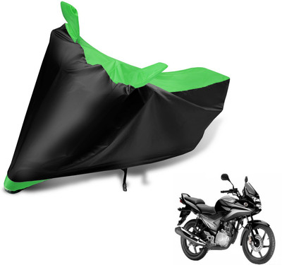 MOCKHE Two Wheeler Cover for Honda(CBF, Black, Green)