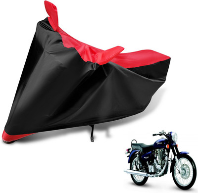 Auto Hub Two Wheeler Cover for Royal Enfield(Black, Red)
