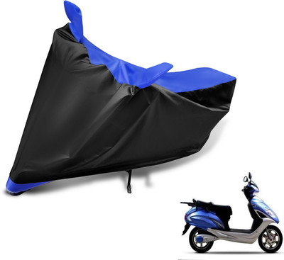 Auto Hub Two Wheeler Cover for Lohia(Fame, Black, Blue)