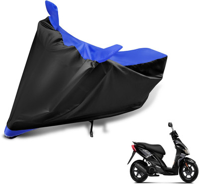 Auto Hub Two Wheeler Cover for Yamaha(Jog R, Black, Blue)