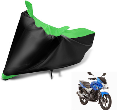 MOCKHE Two Wheeler Cover for Bajaj(Discover 150 f, Black, Green)