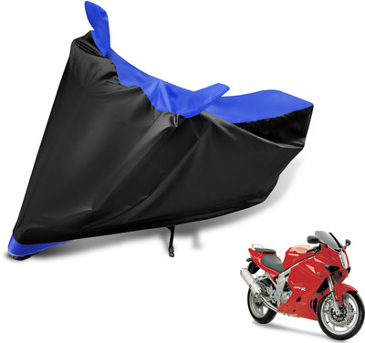 MOCKHE Two Wheeler Cover for Hyosung(GT650R, Black, Blue)