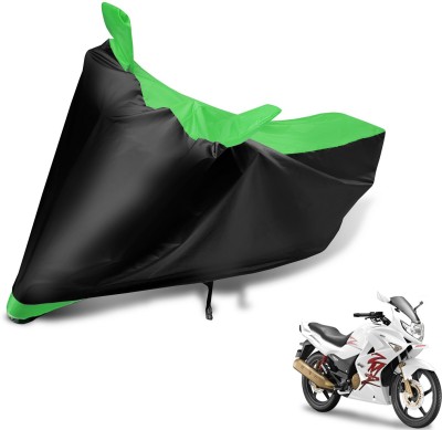 Auto Hub Two Wheeler Cover for Hero(Karizma ZMR, Black, Green)