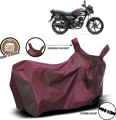 ANTHUB Waterproof Two Wheeler Cover for Honda(Dream Neo, Maroon)