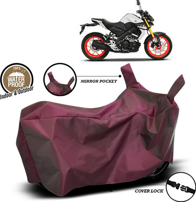 SEBONGO Waterproof Two Wheeler Cover for Yamaha(MT 15, Maroon)