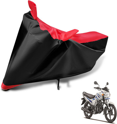 Auto Hub Two Wheeler Cover for Suzuki(Hayate, Black, Red)