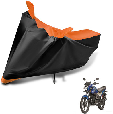 Auto Hub Waterproof Two Wheeler Cover for Honda(CB Shine, Orange)