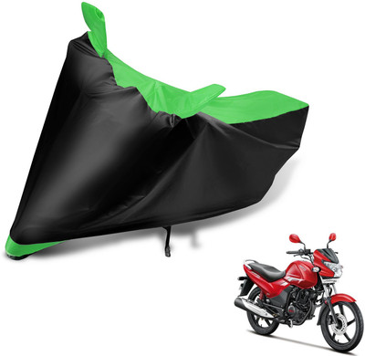 Auto Hub Two Wheeler Cover for Hero(Achiever, Black, Green)