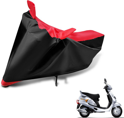 Auto Hub Two Wheeler Cover for Mahindra(Duro, Black, Red)