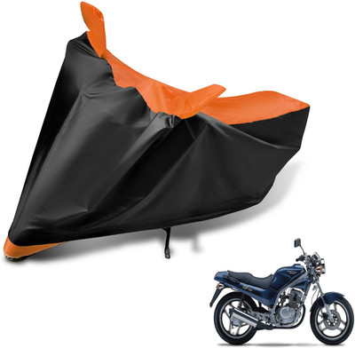 Auto Hub Two Wheeler Cover for Hyosung(GF 125, Black, Orange)