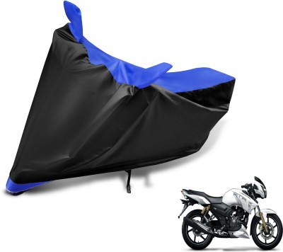 MOCKHE Waterproof Two Wheeler Cover for TVS(Apache RTR 160, Blue)